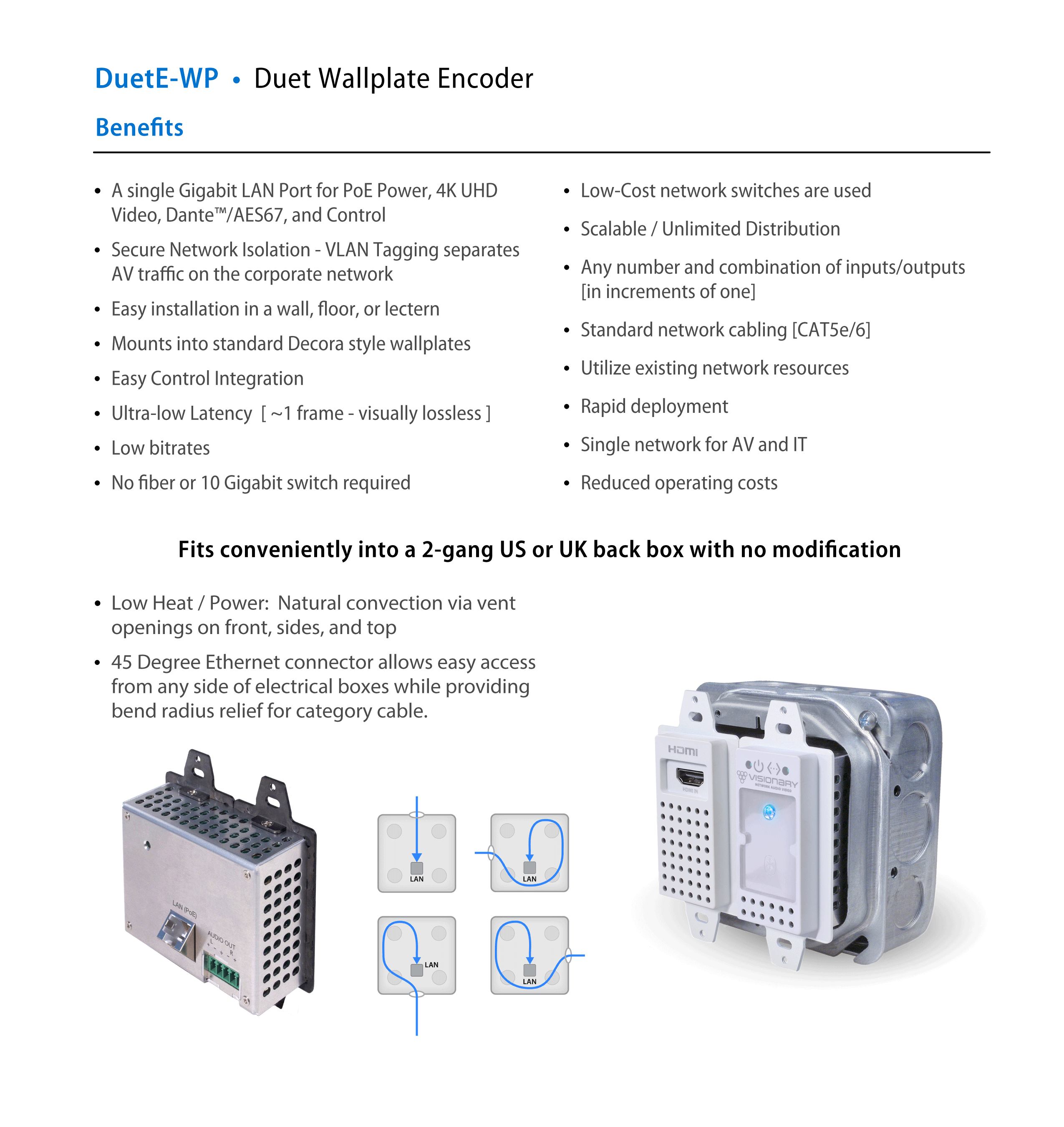 DuetE-WP Benefits